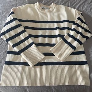 Striped Zara knit sweater